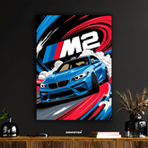 BMW M2 – Performance Drift Poster